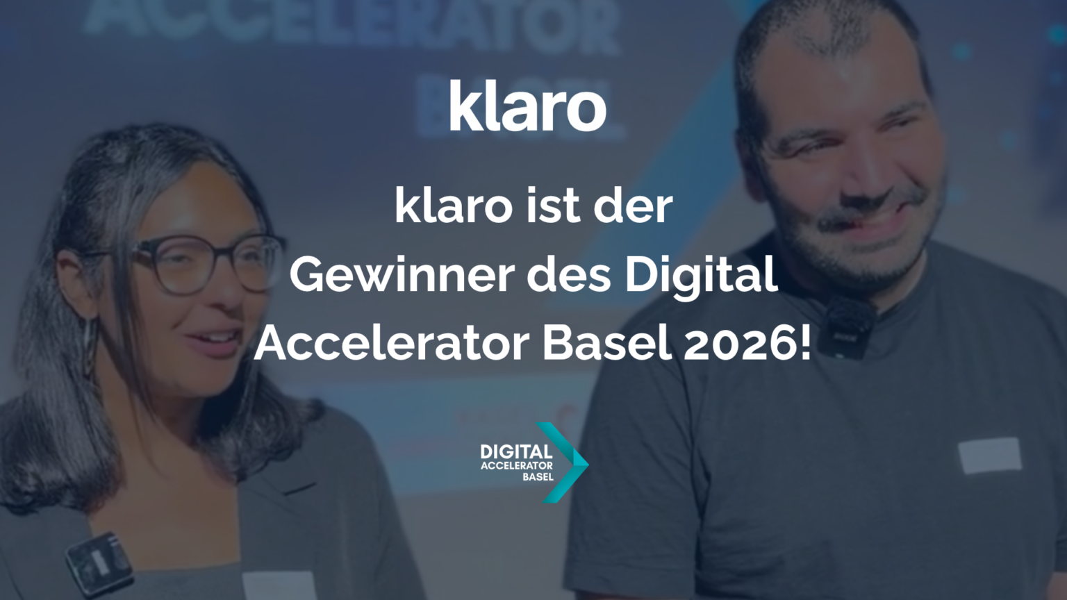 klaro gewinnt den Digital Accelerator Basel 2026!