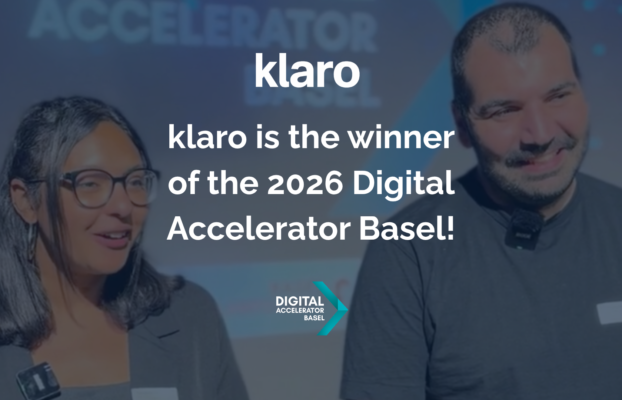 klaro is the winner of the 2026 Digital Accelerator Basel!